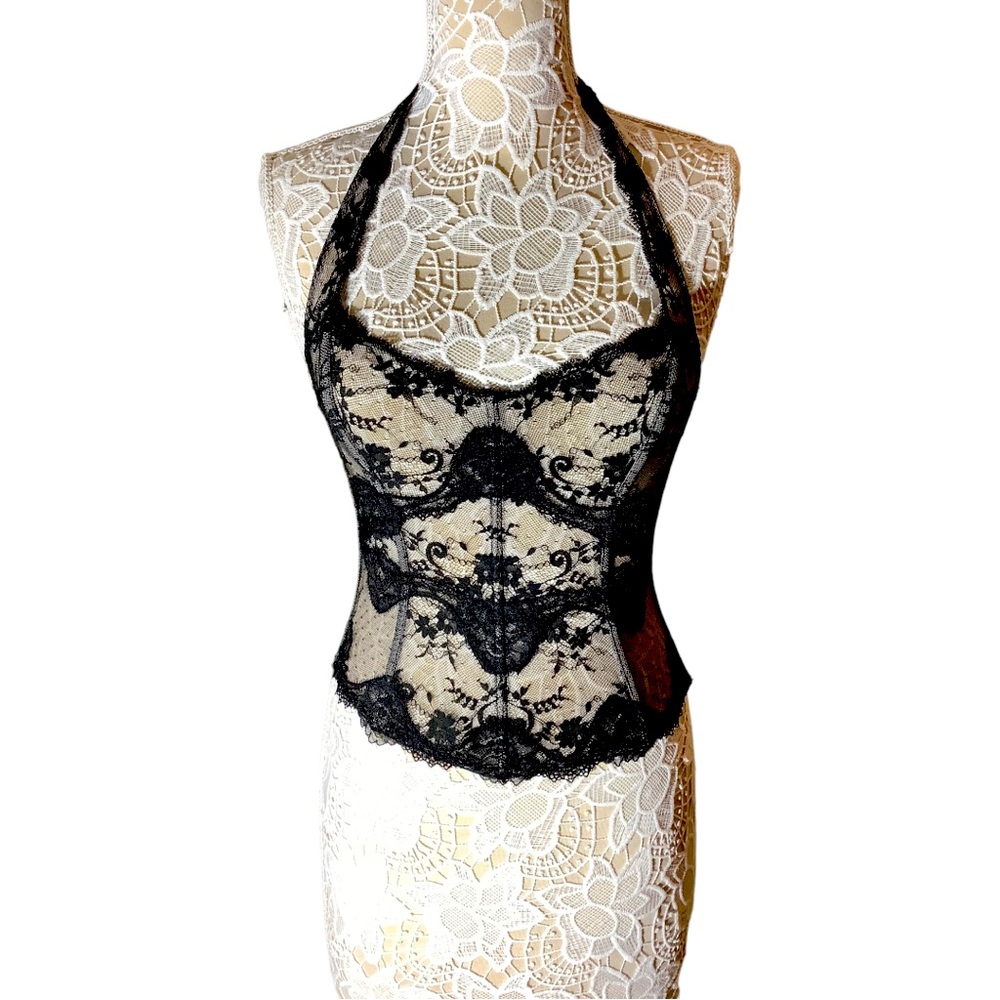 Victoria’s Secret Black Corset Top